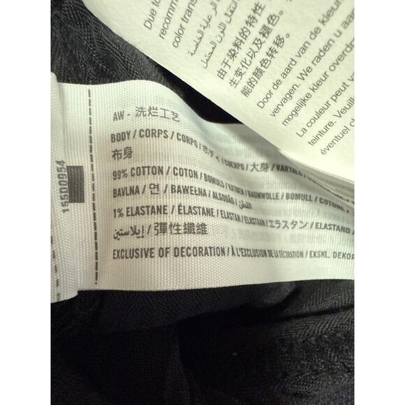 NEW Abercrombie & Fitch The 90s Straight Ultra High Rise Black Denim Jeans Sz 27 - Picture 6 of 6